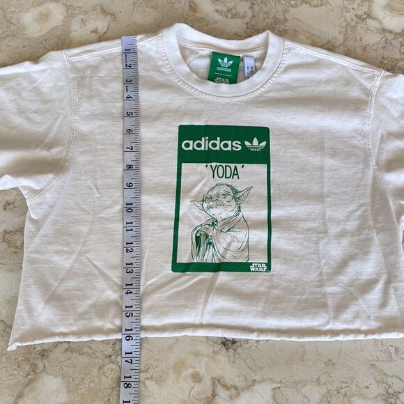 Adidas Yoda Gender Neutral Crop T-Shirt - Picture 11 of 11